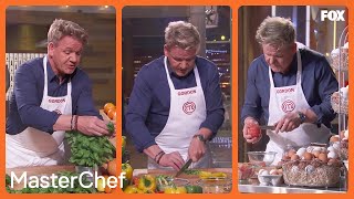 Gordon Shows Various Prepping Methods | Season 10 Ep. 3 | MASTERCHEF