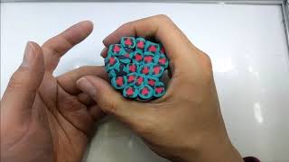 Leopard cane polymer clay tutorial / 호미패턴 만들기 폴리머클레이 강좌