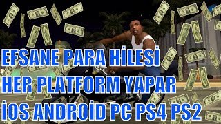 GTA SAN ANDREAS PARA HİLESİ AŞIRI KOLAY PC İOS ANDROİD GTA SAN ANDREAS HİLELERİ GTA SAN ANDREAS HİLE