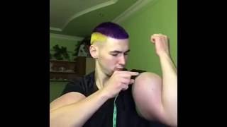 Кирилл Терешин качает руки базуки. Бицуха 60 см!