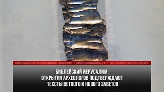ОТКРЫТИЯ АРХЕОЛОГОВ ИЗРАИЛЯ ПОДТВЕРЖДАЮТ ТЕКСТЫ ВЕТХОГО И НОВОГО ЗАВЕТОВ