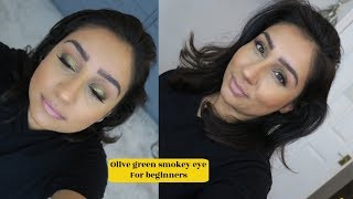#brownskinmakeup How to Easy green metallic smokey eye talk through tutorial