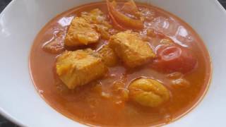 Salmon and tomato curry/ Fish curry