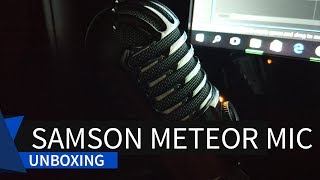 UNBOXING МИКРОФОНА SAMSON METEOR MIC (АНБОКСИНГ, РАСПАКОВКА)