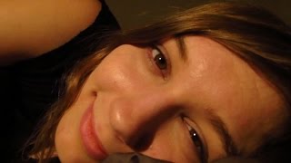 [ASMR] Girlfriend Roleplay: Falling Asleep Together (kisses, "I love you", whispers)