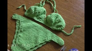 Очень простой купальник крючком по дороге к морю