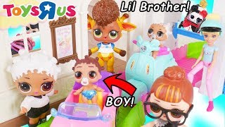 LOL Surprise Doll Fresh Gets New Lil Brother Punk Boi Boy + Custom Toys R US Toy Barbie Surprises