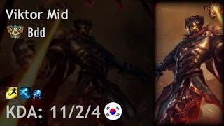 Viktor Mid vs Orianna - Bdd - KR Challenger Patch 6.22