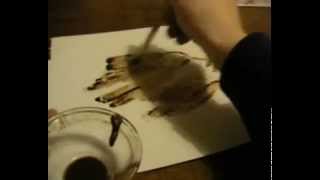 Dipingere con i fondi di caffè e cacao - L'arte è anche in cucina!