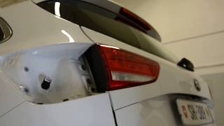 Rear tail light removal replacement Kia Cee'd interior part