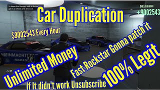 [Patched by Rockstar][Solo Glitch]Car Duplication Unlimited Money (100% Working)