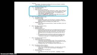 English 9- Convert Outline to Rough Draft