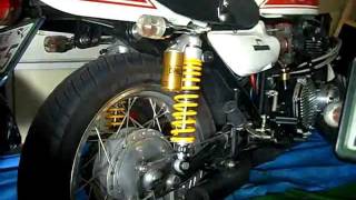 KSR80　Motorcycle Kawasaki KSRⅡ　およ助　出発