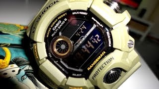 Casio G Shock watch GW 9400 3ER Rangeman olive green! Unboxing by TheDoktor210884  GW-9400-3