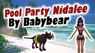 Pool Party Nidalee - Skin Spotlight - Custom Skin LOL [S7]