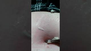 Belly button beated beet red for your viewing pleasure