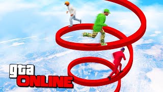 УГАРНЫЙ ЗАБЕГ НА ВЫЖИВАНИЕ ПО ТОНКИМ СПИРАЛЯМ! - GTA 5 ONLINE ( ГТА 5 ОНЛАЙН )