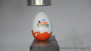 Kinder Egg Vs Hydraulic Press - World's most dangerous Egg