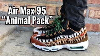 Air Max 95 x atmos “Animal Pack 2.0” on feet