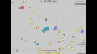 diep.io играю в режиме mothership показываю тактику прокачки