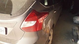 Как снять лючок бензобака на форд фокус 3 хэтчбек. Покраска крыла переходом.