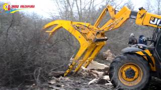Захват подборщик веток | Ковш на погрузчик Jcb, Manitou, Merlo, Bobcat и др.