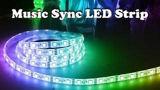 Music Activated LED Strip from DotStone Unboxing and Install on TV