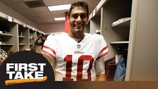 First Take reacts to Jimmy Garoppolo singing 5-year, $137M deal with 49ers | First Take | ESPN