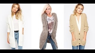 Кардиганы Спицами для Женщин - модные модели 2019 / Cardigans Spokes for Women Fashion Models