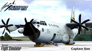 FSX ᴴᴰ | Captain Sim C-130 | Test-flight