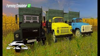 Farming Simulator 2017. Нестеровка. Пак Грузовиков ГАЗ.