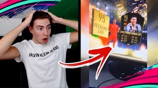 REAGERAR PÅ ERA BÄSTA PACKS #1 | RONALDO OCH MESSI IF I PACK!! | Fifa 19 svenska
