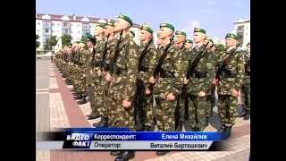 Присягу приняли новобранцы Пинского погранотряда