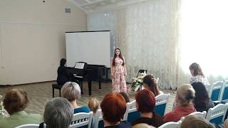 Н.А.Римский-Корсаков-"О чем в тиши ночей" поёт:Лейла Назаретова,Концертмейстер-Е.Потапкина 2019г.