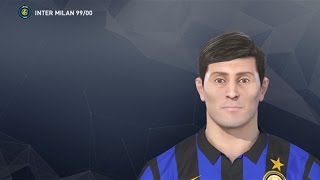 J. Zanetti PES 2017 face & stats (Inter Milan 99/00)