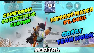 Soul intense match in Gameroom competitive customs, pubg mobile India stream highlights