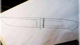 Как рождается новый нож. (Делаем эскиз)