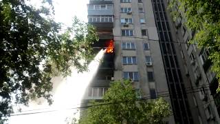 Одесса. Пожар на Фонтане 13.08.2017