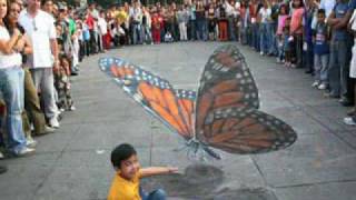 Awesome 3d chalk art