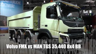 Volvo FMX 2015 vs MAN TGS 35.440 8x4 BB 2015