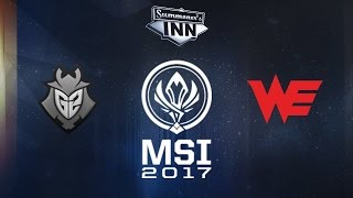 WE vs G2 - MSI 2017: Halbfinale