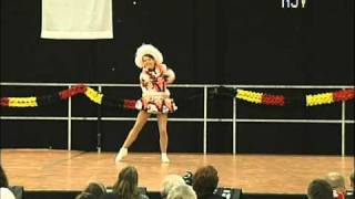 Lisa auftritt bei der Deutschen Meisterschaft im Gardetanz (Mariechen)12 jahre alt
