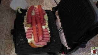ТОСТ- БУТЕРБРОД ПО ТУРЕЦКИ  на гриле GF 060