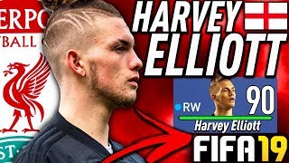 HARVEY ELLIOTT AT LIVERPOOL IN FIFA 19 CAREER MODE!!! FIFA 19 Growth Test