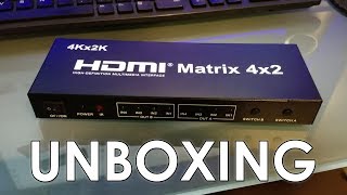 LinkS 4x2 HDMI Matrix Splitter and Switch Unboxing