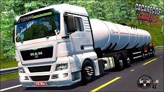 ETS 2 1.27 - MAN 26-480 NO TANQUE DE ÓLEO DIESEL- MAPA RBR - VOLANTE G27