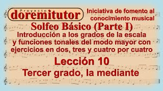Tutorial música | Clases de Solfeo para principiantes 10 | Aprenda a cantar por nota