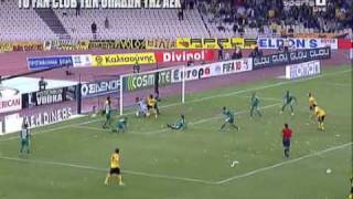 AEK - PAO / ΑΕΚ - ΠΑΟ 0-1 ( Super League 2009-10 )