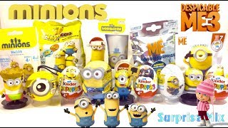 МИНЬОНЫ и Гадкий Я 3 СЮРПРИЗЫ - Despicable Me 3 MINIONS kinder surprise Unboxing - Киндер Чипикао...