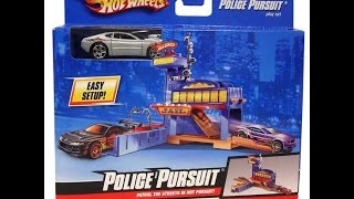 Review Hot Wheels Police Pursuit / Хот Вилс Полицейский трамплин и гараж
